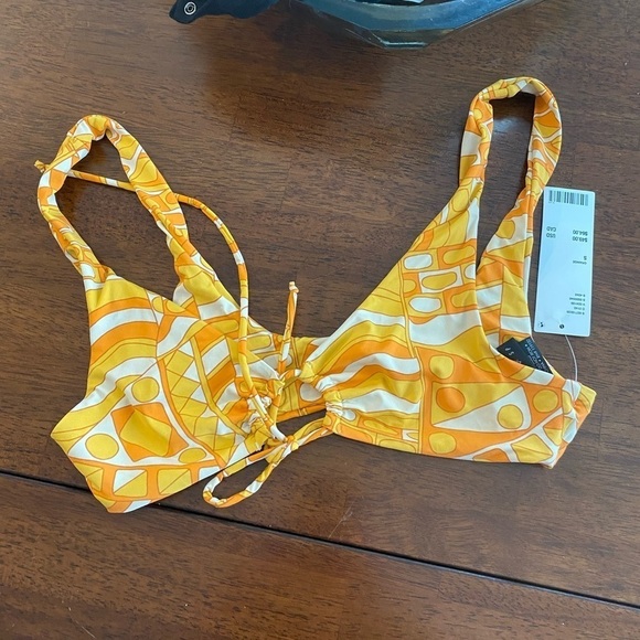 Urban outfitters out from under retro print bikini top - Picture 1 of 3